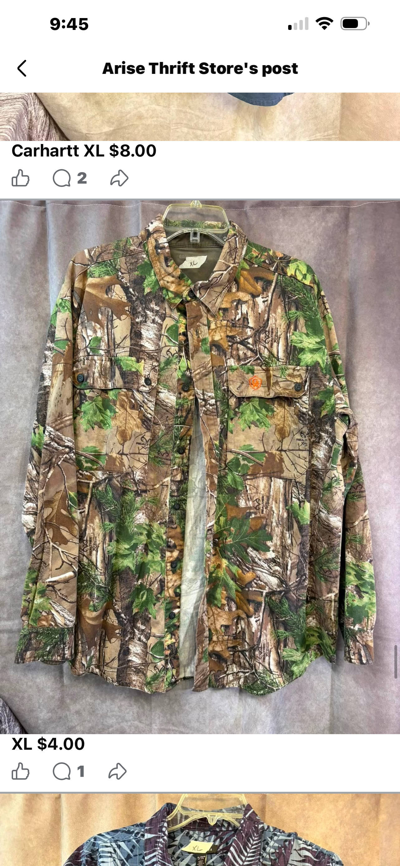 Camo shirt