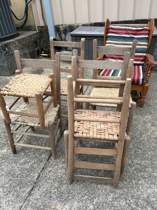 Antique wicker chairs