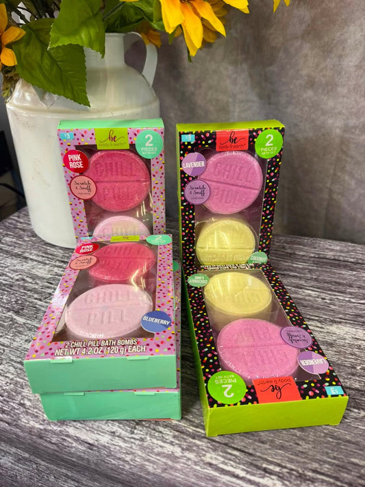 2 Bath bombs